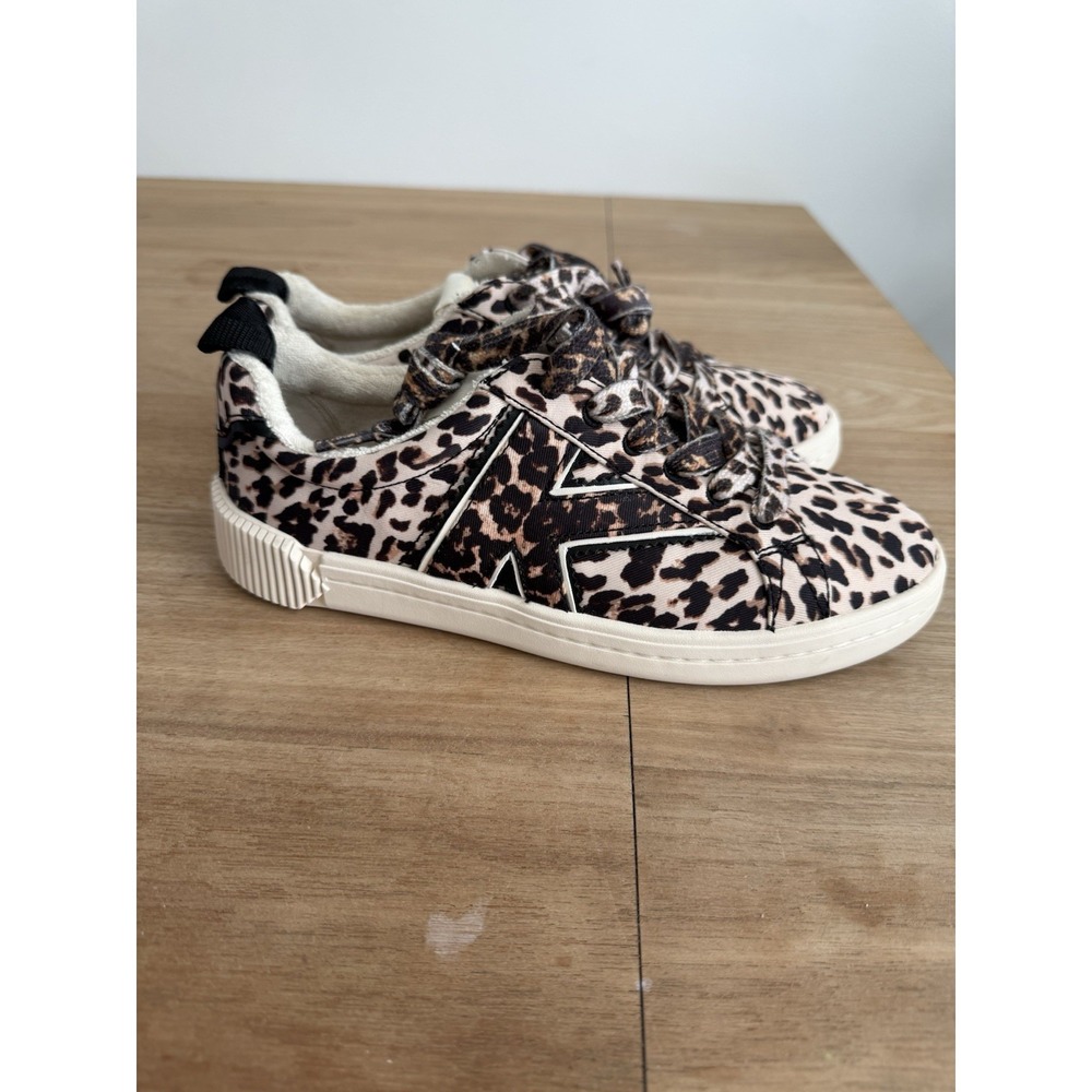 Kate Spade K As In Kate Court Leopard Print Sneakers Women's Size 7.5B
